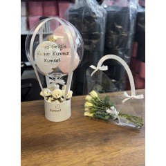 2’li set Anne Bebek (Hoş Geldin Canım Kızımız) Bebek Balon Kutusu