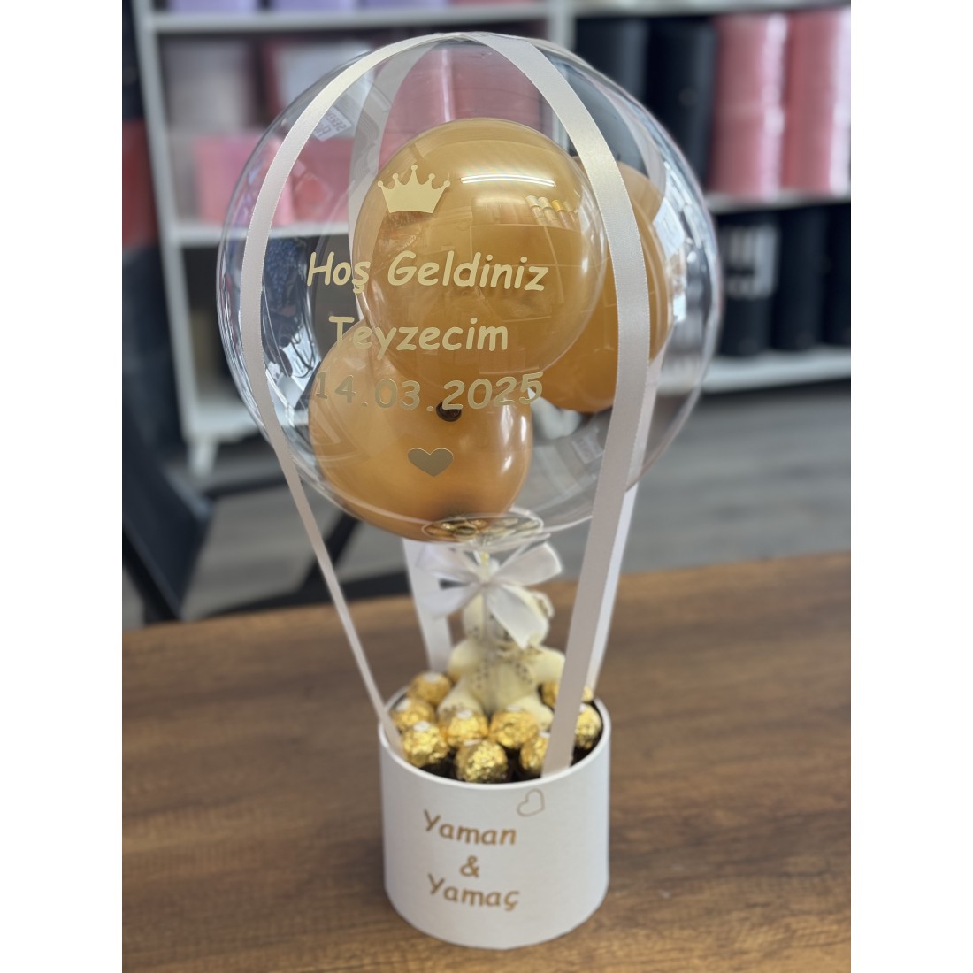 Hoşgeldin Balon Kutusu Çikolatalı
