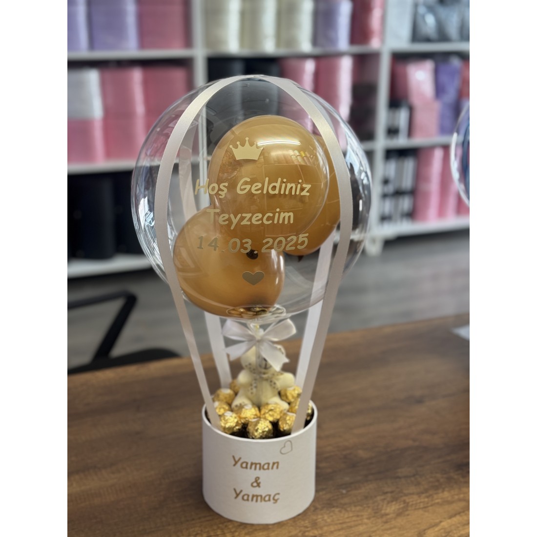 Hoşgeldin Balon Kutusu Çikolatalı