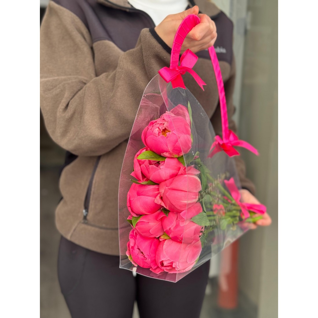 Lüks Şakayık Pleksi Çanta