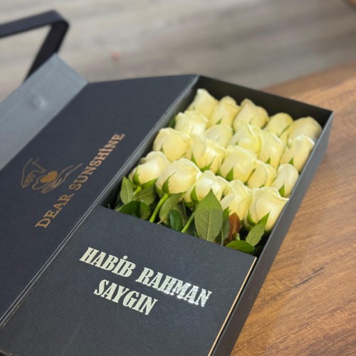 Kişiye Özel Premium Kutu Gül