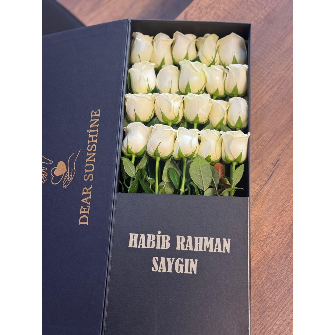 Kişiye Özel Premium Kutu Gül