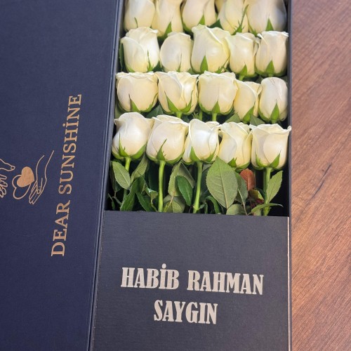 Kişiye Özel Premium Kutu Gül