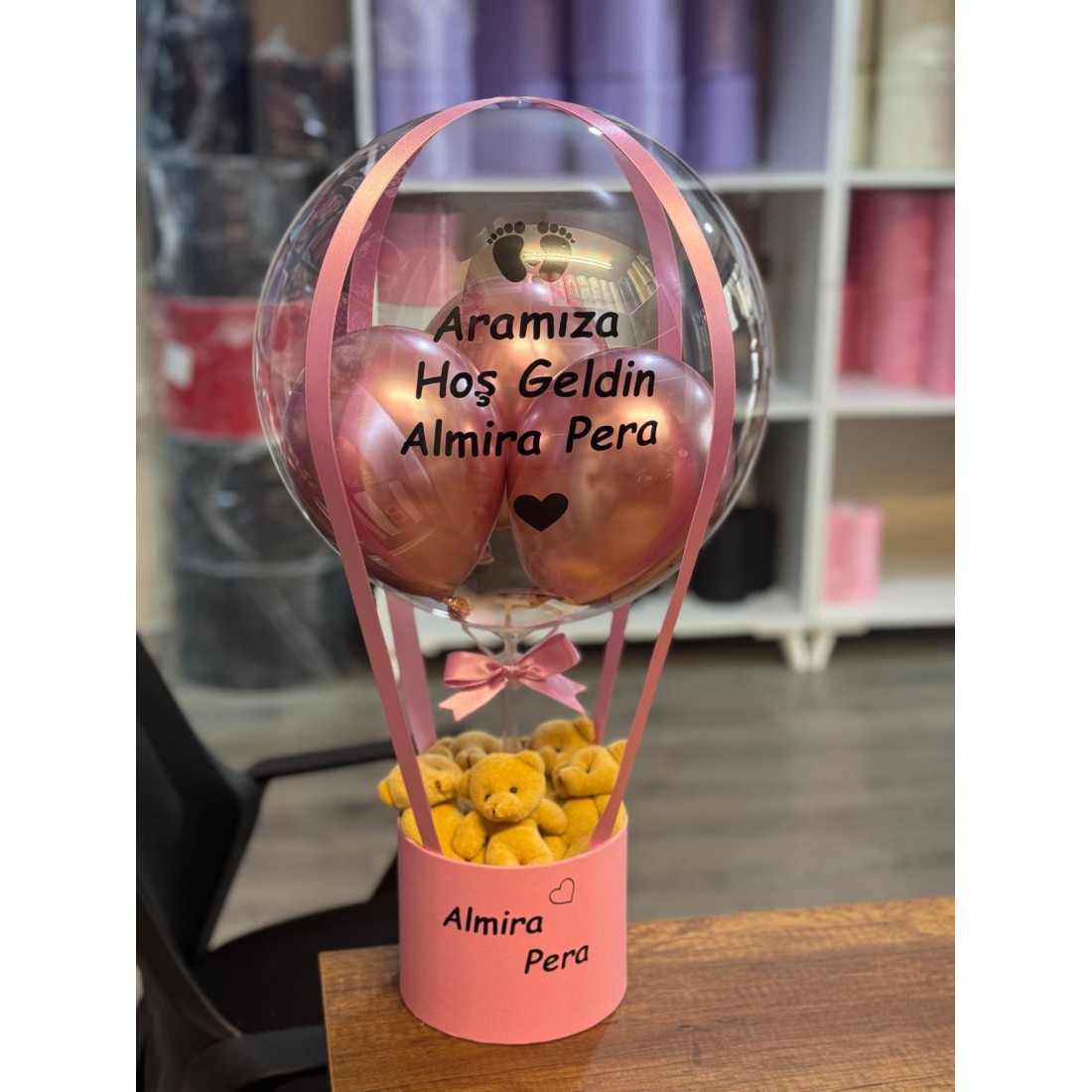 Aramıza Hoş Geldin Bebek Balon Kutusu