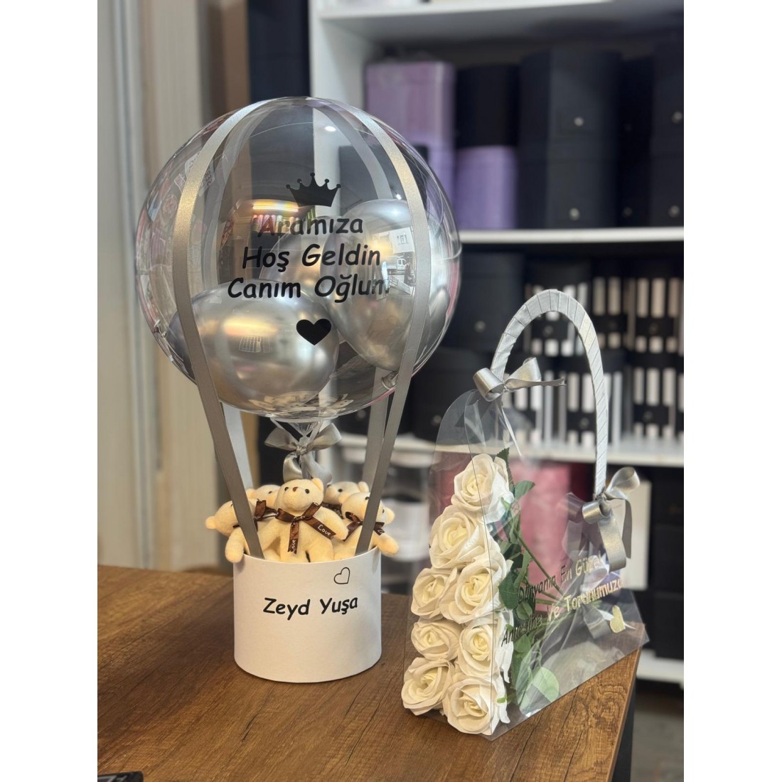 Aramıza Hoş Geldin Bebek Balon Kutusu