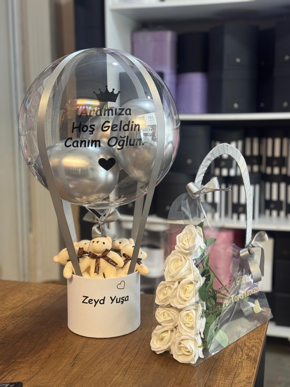 Aramıza Hoş Geldin Bebek Balon Kutusu