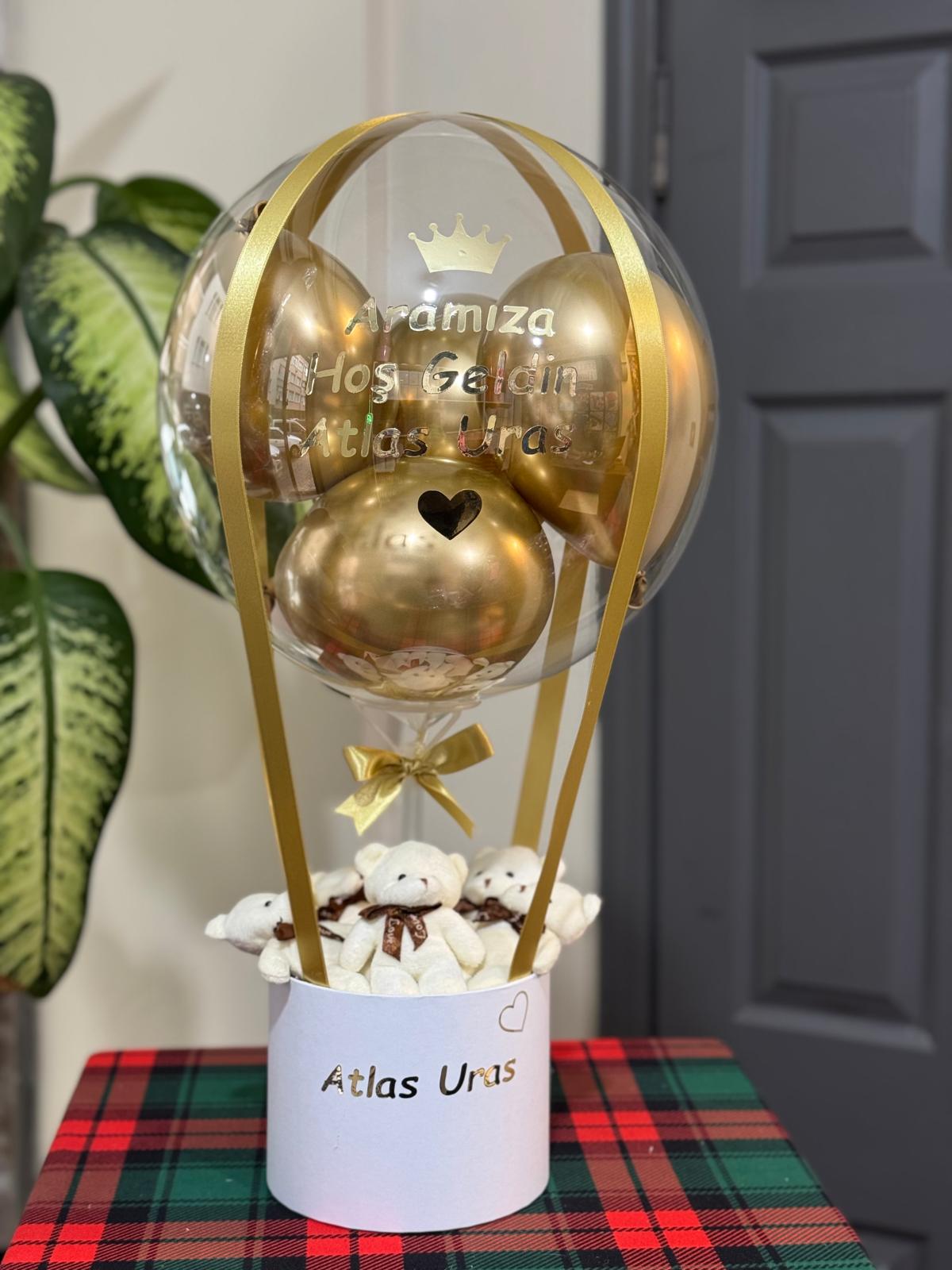 Aramıza Hoş Geldin Bebek Balon Kutusu