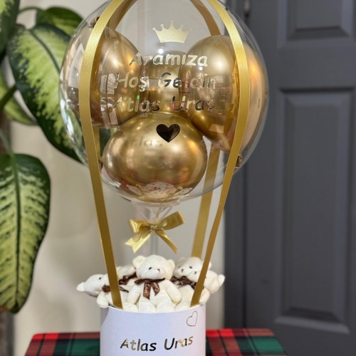 Aramıza Hoş Geldin Bebek Balon Kutusu