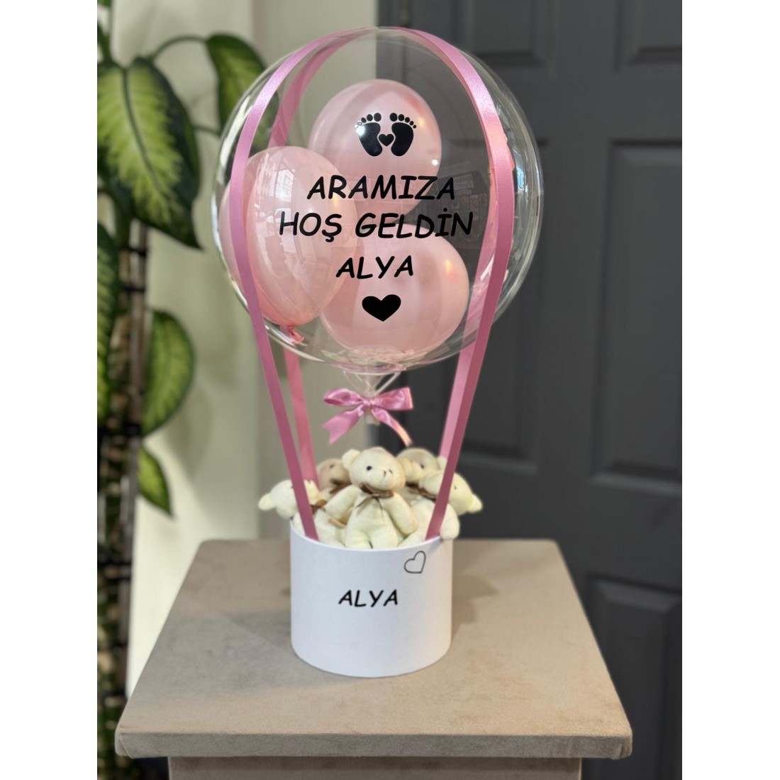 Aramıza Hoş Geldin Bebek Balon Kutusu