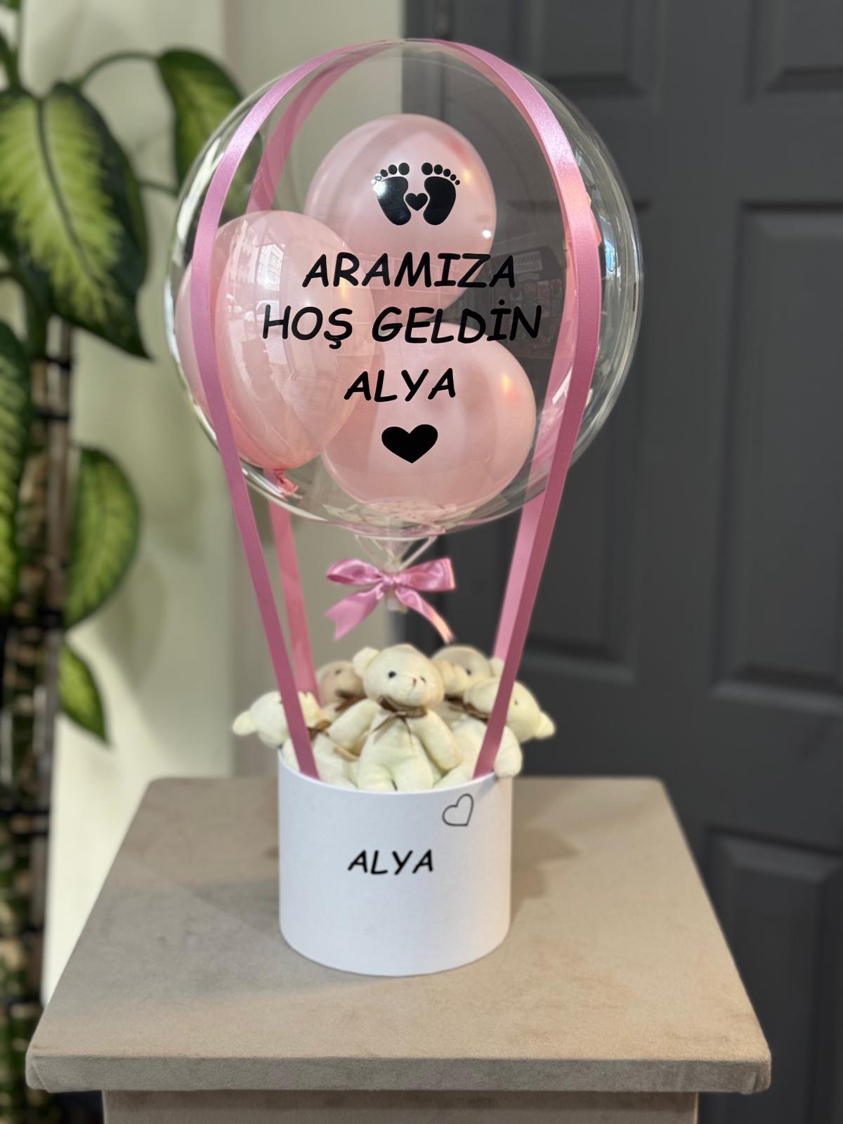 Aramıza Hoş Geldin Bebek Balon Kutusu