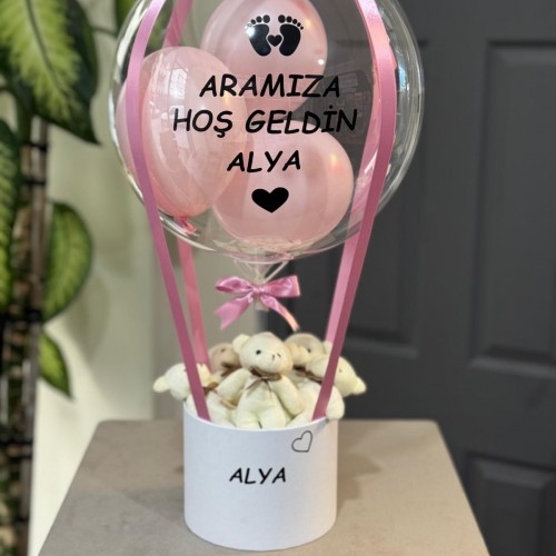 Aramıza Hoş Geldin Bebek Balon Kutusu
