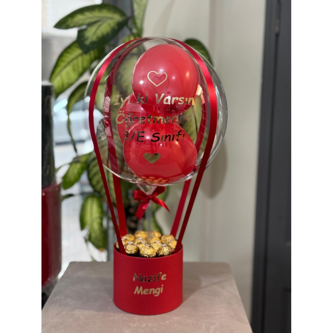 Çikolatalı Balon Kutusu