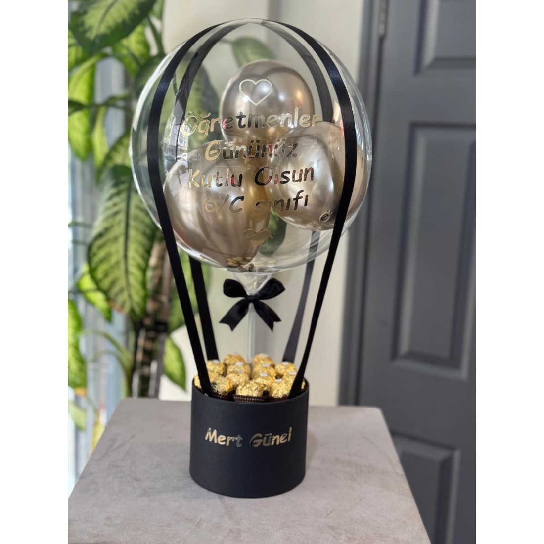 Çikolatalı Balon Kutusu