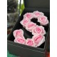 Harf Kapaklı Kutu (Kişiye Özel) Yapay Pembe Gül