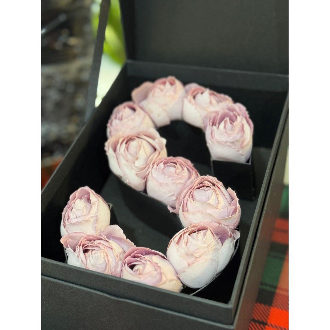 Harf Kapaklı Kutu (Kişiye Özel) Şakayık