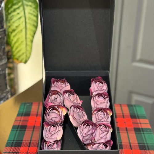 Harf Kapaklı Kutu (Kişiye Özel) Şakayık