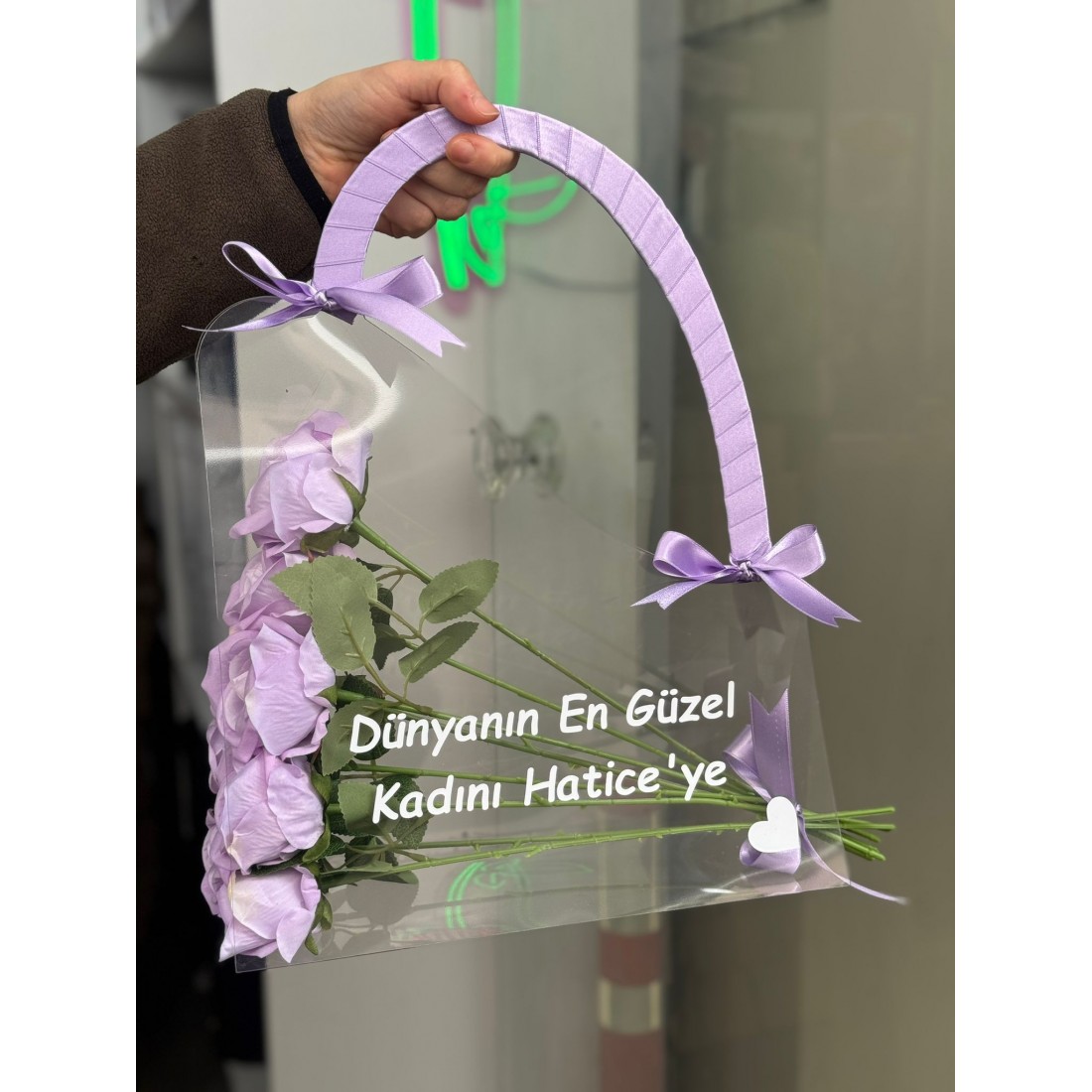 Kişiye Özel Pleksi Çanta (Yapay)